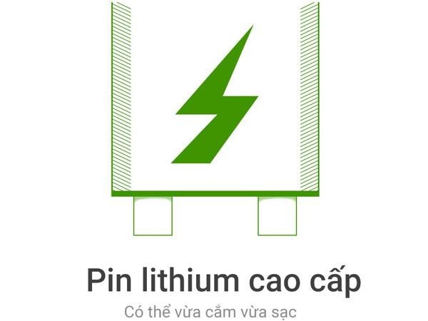 Đèn bàn học Light M204 của Mocato được tích hợp pin dự phòng lithium cao cấp