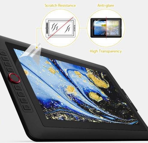 bảng vẽ XP-Pen Artist 15.6 Pro có màn hình được phủ phim quang học chống lóa