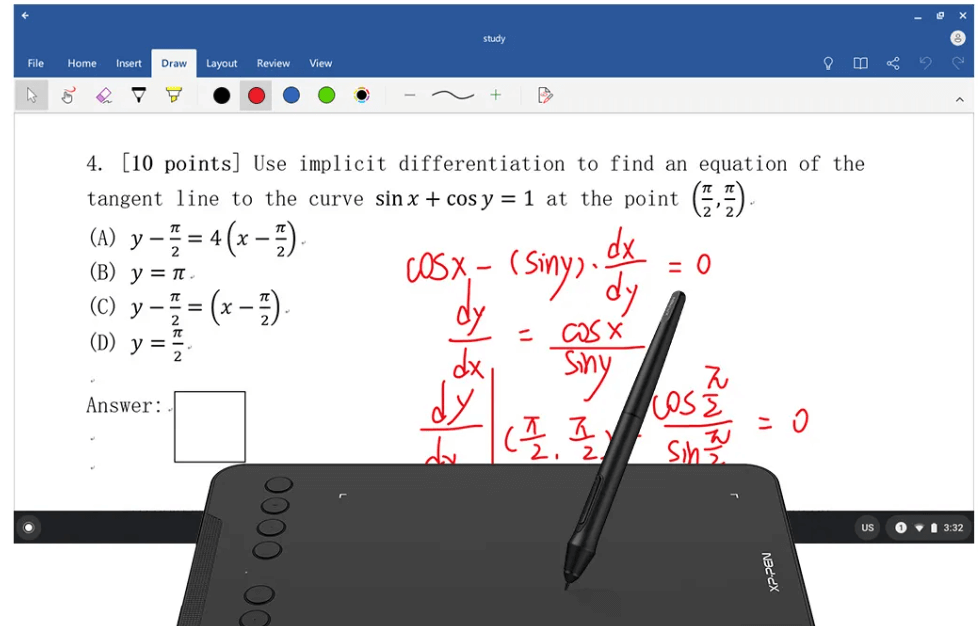 Bảng vẽ điện tử XP-Pen Deco Mini 7 có thể chỉnh sửa, vẽ để giảng dạy online