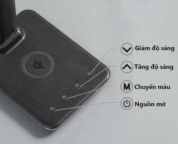 Đèn bàn MotoM GST006 có bảng điều khiển hiện đại